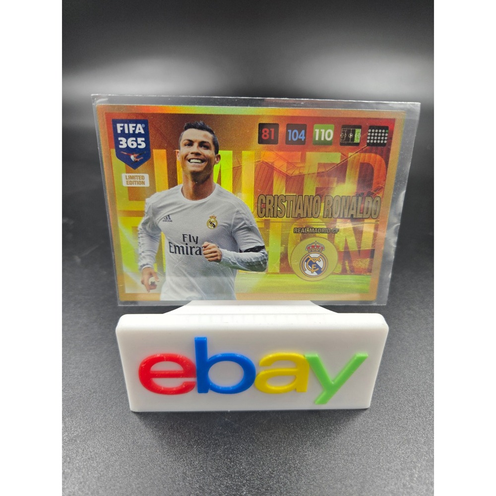 Cristiano Ronaldo Real Madrid Panini FIFA 365 Adrenalyn XL Limited Edition Card